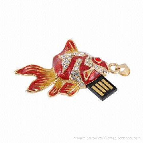 Jewelry fish USB flash drives